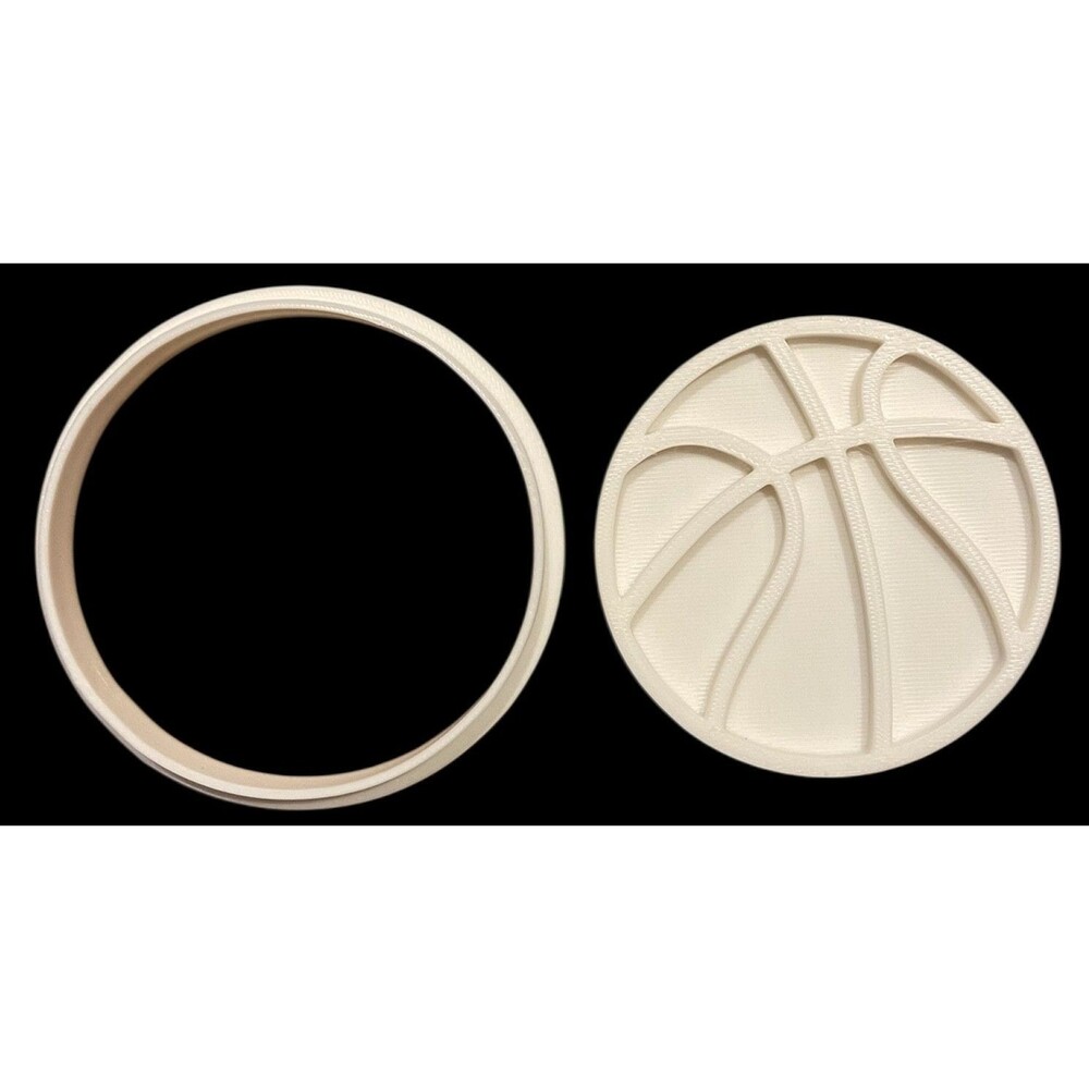 3D Printed Cookie Cutter - 3.5" Basketball #1008